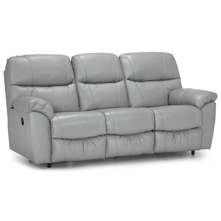 Casual Power Reclining Sofa with USB Port